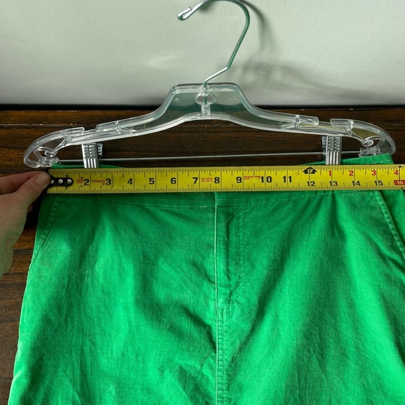 Lilly Pulitzer, 6, vintage white label bright green corduroy mini skirt EUC - Picture 5 of 7